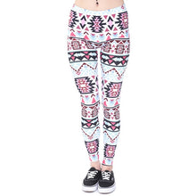 Load image into Gallery viewer, Brands Women Fashion Legging Aztec Round Ombre Printing leggins Slim High Waist  Leggings Woman Pants
