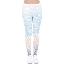 Load image into Gallery viewer, Brands Women Fashion Legging Aztec Round Ombre Printing leggins Slim High Waist  Leggings Woman Pants
